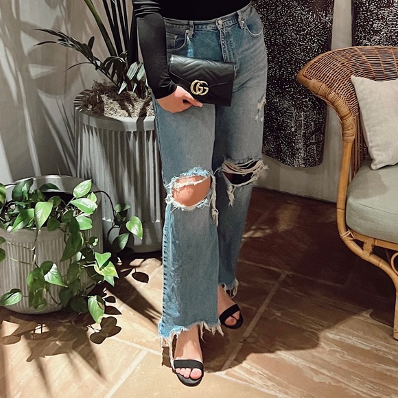 BDG high rise baggy dark wash jean size 32 - Picture 2 of 4